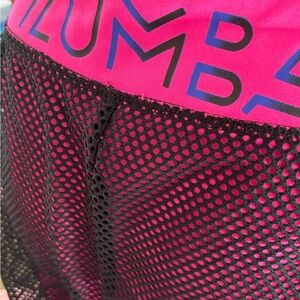 Zumba Mesh Harem Pants with Pink Shorts